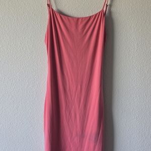 Elegant Pink Mini Dress